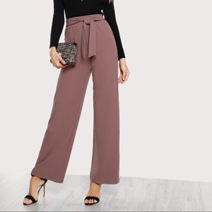 Self Tie Palazzo Pants